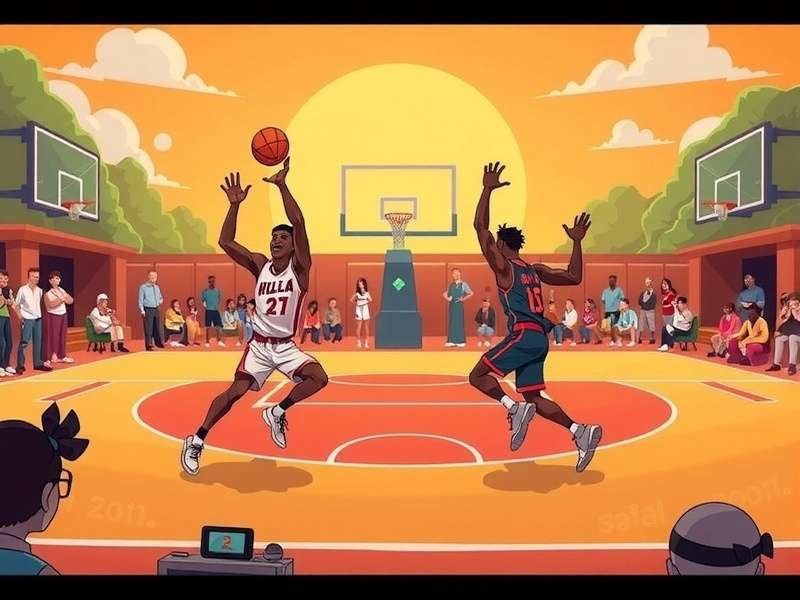 Dunk Showdown in Hindi language setting